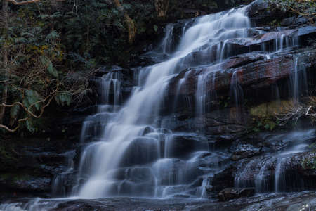 Middle falls at Somersby Falls, Sydney, Australia.