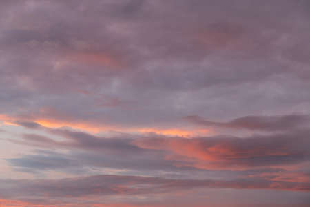 Colorful clouds on dawn sky.の写真素材