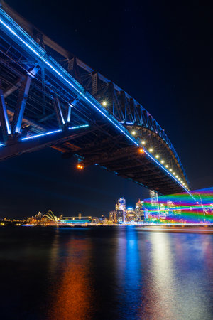 Sydney, Australia - June 6, 2022: Sydney Harbour view from Milsons Point wharf.のeditorial素材