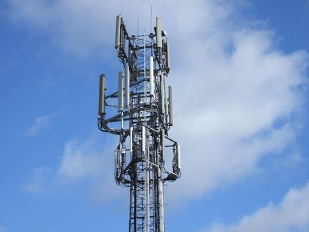 A Mobile Phone Communications Cell Transmission Mast.