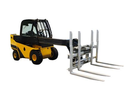 A Long Reach Industrial Fork Lift Truck.
