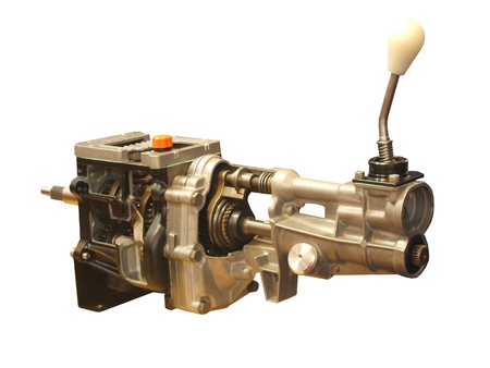 A Cutaway Demonstration Example of a Car Gearbox.の写真素材