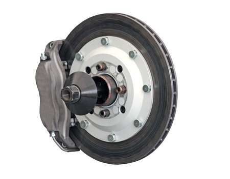 The Brake Disc Assembly of a Racing Car.の写真素材