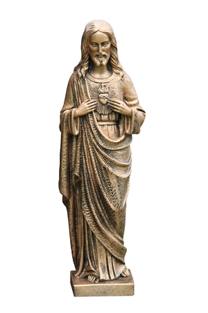A Golden Statue Figure of Jesus Christ.の写真素材