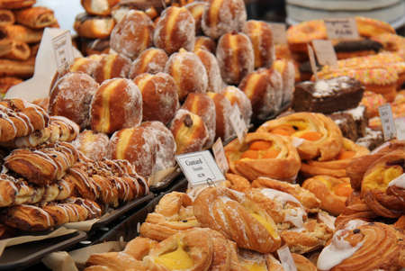 An Impressive Display of Freshly Made Cakes and Pastries.