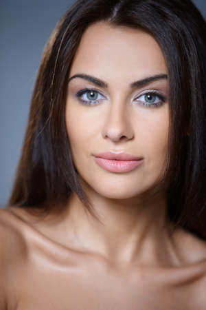 Portrait of beautiful and sexy young womanの写真素材