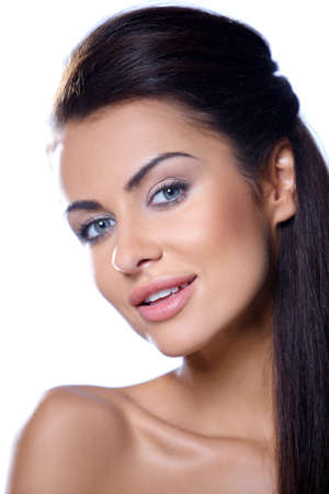 Portrait of beautiful and sexy young womanの写真素材