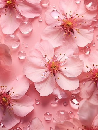 The Fragile Beauty of Spring Blossoms.の写真素材