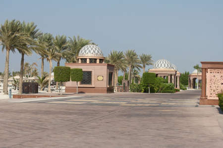 Emirates Palace In The Day. Abu Dhabiの写真素材