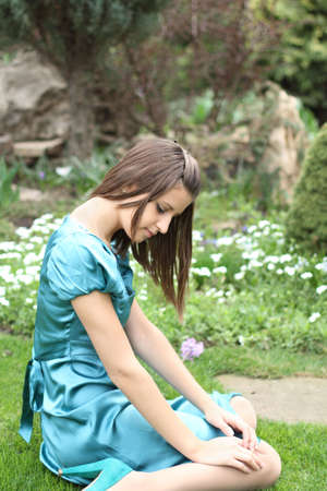 Feeling springの写真素材