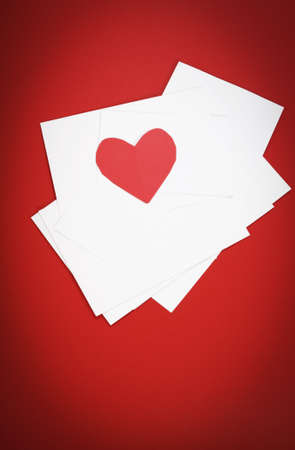 Love letter is a romantic way to express feelings of love in written formの写真素材