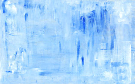 Blue abstract acryl painting background. Grunge patternの写真素材