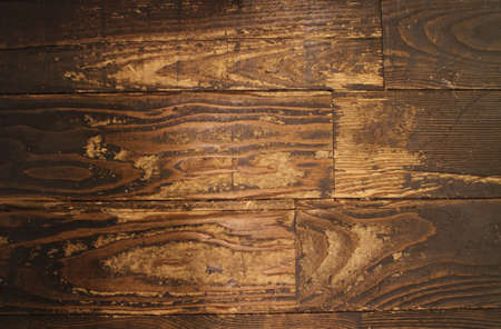 Brown woodooden textured background with natural patternsの写真素材