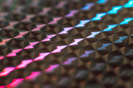 Holographic texture. Gorgeous iridescent and glitter background. Beautiful multicolored bokeh. The...