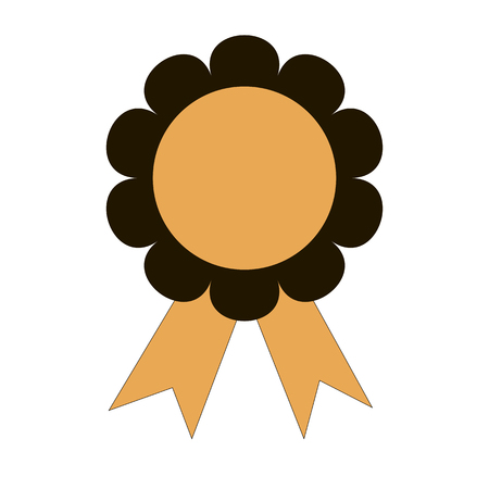 icon medal winning success of the flat for a Web site online rewardのイラスト素材