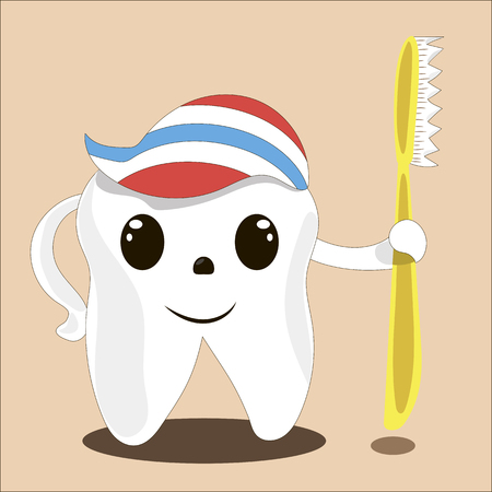 Dental tooth health treatment logo white clearのイラスト素材