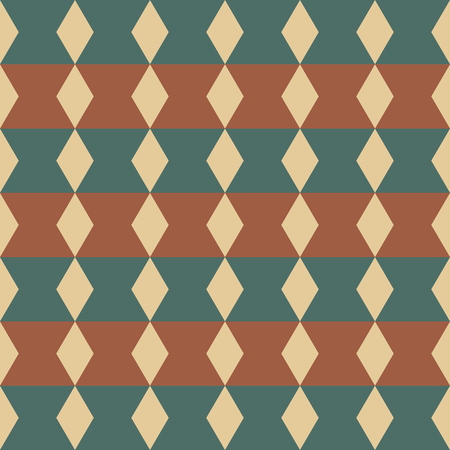 Vector seamless pattern. Modern stylish texture. Repeating geometric background with rhombusのイラスト素材