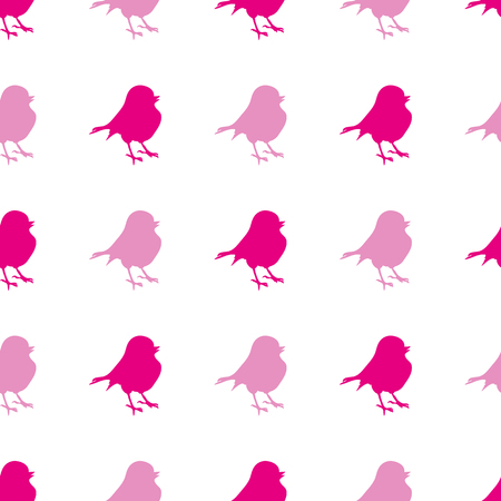 Seamless pattern with silhouettes of birds bright pleasantのイラスト素材