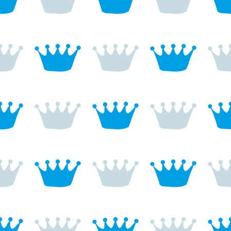 Hand drawn illustration with crown Sketch background vector. Doodle designのイラスト素材