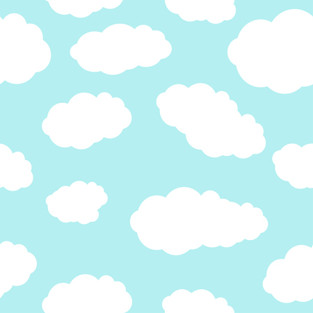 Sky. Clouds. Blue. Background. Bright. Good weather. For your design.のイラスト素材