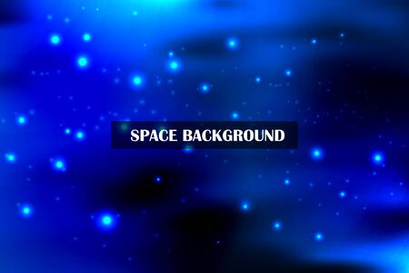 Modern abstract background. Space. Stars in the sky. Shine. For your design.のイラスト素材