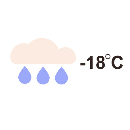 Weather forecast. Climate. Icon. Object isolated on white backgroundのイラスト素材
