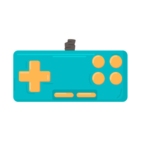 Joystick for a dandy. An object from the 90s, 80s. Retro. Icon isolated on white background.のイラスト素材
