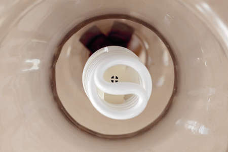 Nice lamp glass shade at bottom view