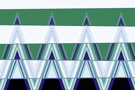 Crew blue-green-white abstract with triangles for design and fastasy ideas