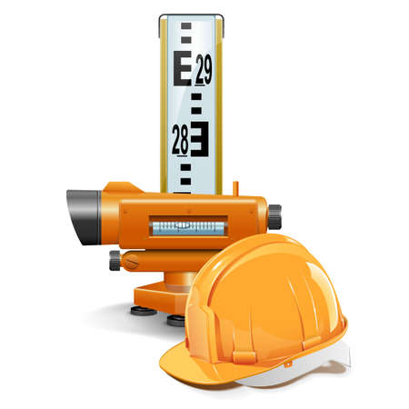 Vector Surveying Conceptのイラスト素材