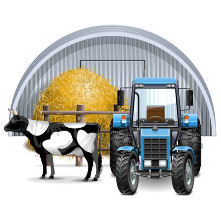 Vector Farm Conceptのイラスト素材