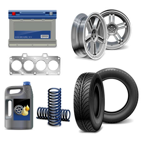 Vector Auto Partsのイラスト素材