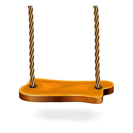 Vector Seesaw isolated on white backgroundのイラスト素材