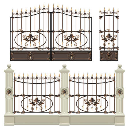 Palace Gate with Fence