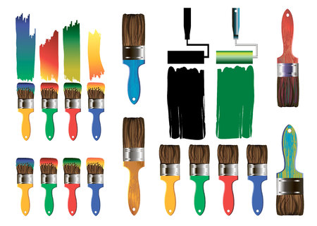 paint abstract art colorful illustration designのイラスト素材