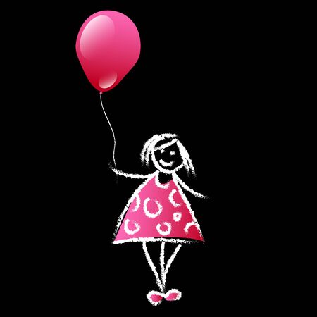 balloon celebration illustration decoration helium holidayのイラスト素材