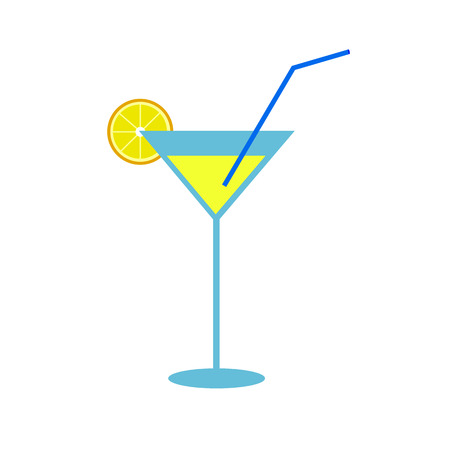 martini vector alcohol glass liquid drink cocktailのイラスト素材