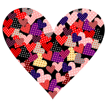 heart vector red symbol element love icon