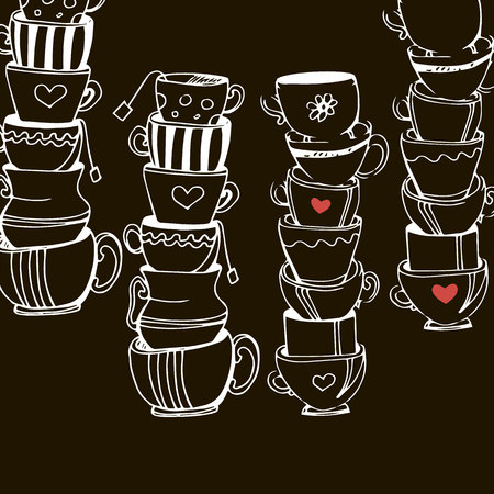 mug coffee cup icon espresso cafe drinkのイラスト素材