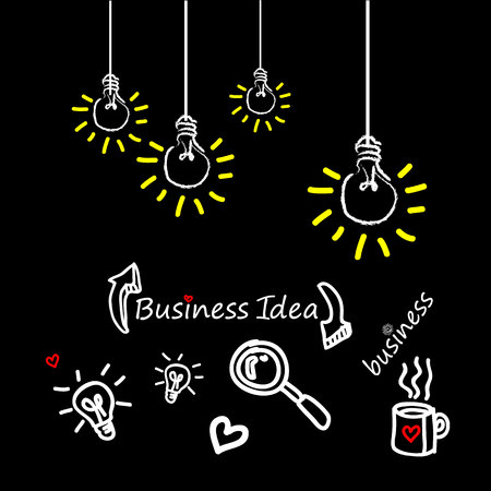 business computer vector desk icon office workのイラスト素材