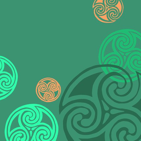 vector celtic sign design symbol element abstract knot icon tattooのイラスト素材