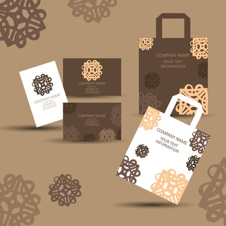 vector celtic sign design symbol logo element abstract knot icon business cards stickersのイラスト素材