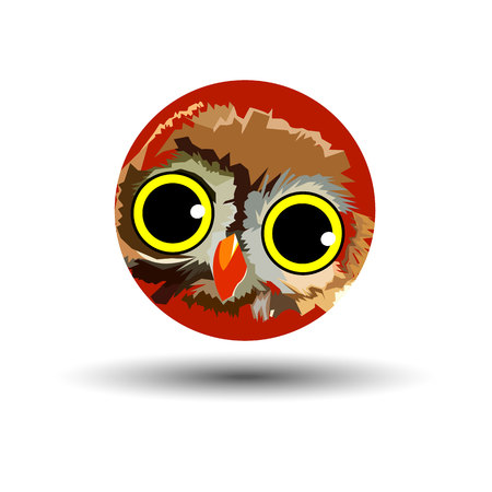 vector nature illustration bird art design graphicのイラスト素材