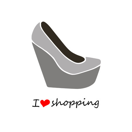 vector fashion illustration silhouette sketch footwear design women foot drawing shoppingのイラスト素材