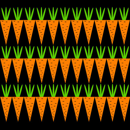 Cool vector illustration food carrot graphic leaf vegetable.のイラスト素材