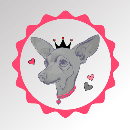 dog vector small drawing illustration pet animalのイラスト素材