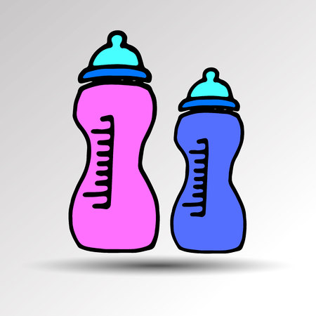 nipple baby vector pacifier illustration kid symbolのイラスト素材
