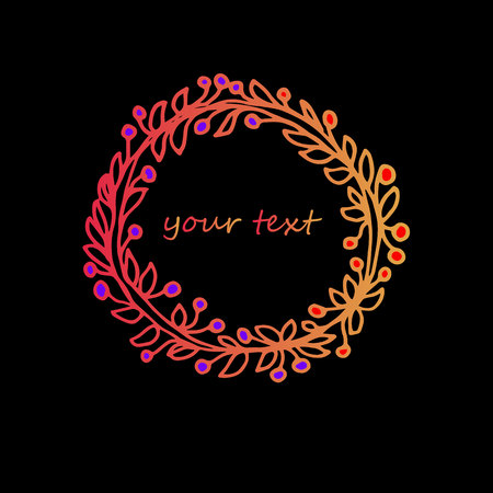 flower design vector leaf element illustration plantのイラスト素材