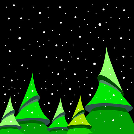 tree christmas decoration celebration vector design winter symbol holidayのイラスト素材