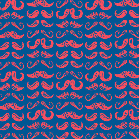 whisker, facial, mustache, vector, black, illustration, retro, face, hair, styleのイラスト素材